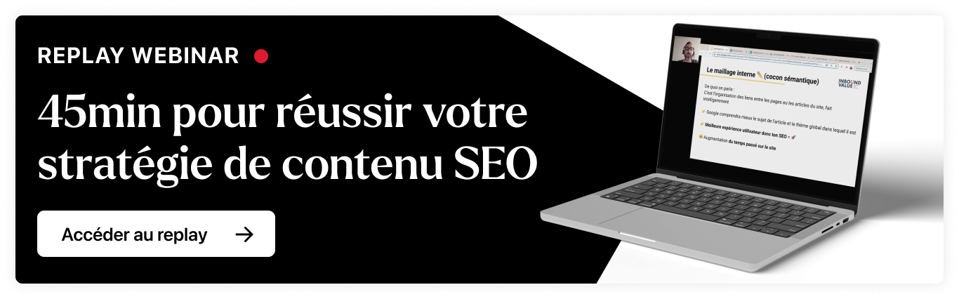 Replay webinar SEO petit (nov. 2021)