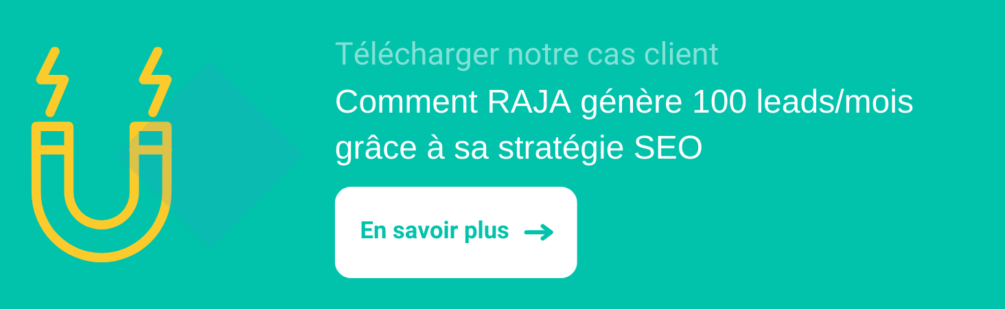 Cas client : Comment RAJA génère 100 leads par mois grâce à sa stratégie SEO